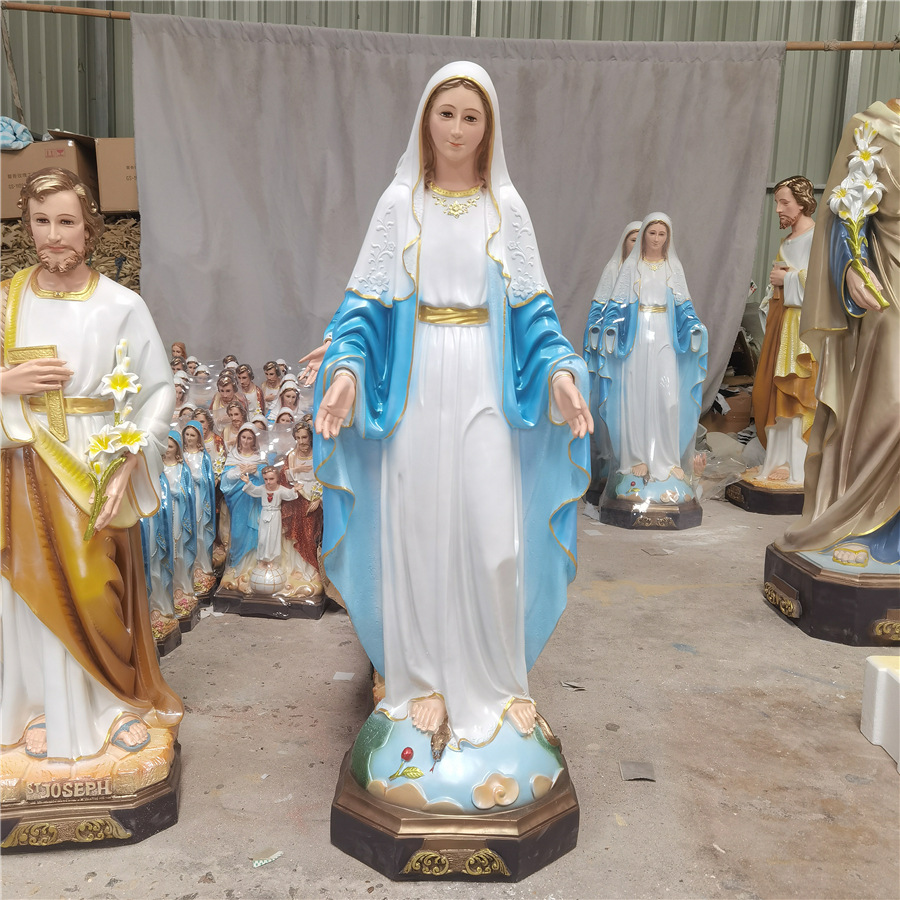 Posta gratuita 120cm decoración de estatuas de la familia de la decoración de regalos de la sala de estar