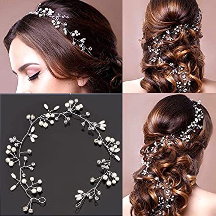真珠のu型のヘアピンのヘアピンのビーズの花の髪とフォークの髪のドリルの花嫁の髪の花のフォークのu型のヘアピンの女性|undefined