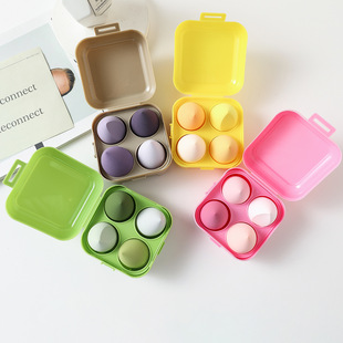 Solid Color Beauty Egg suit Drifting Bottle Powder Puff suit Water Drop Gourd Slant Cut Powder Puff Color Makeup Egg Makeup Egg