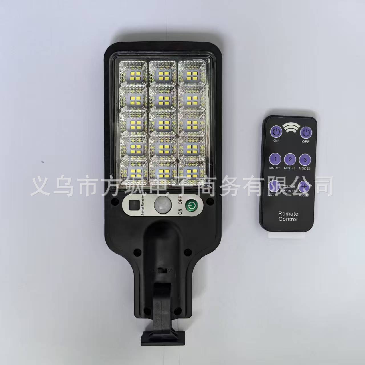 Lámpara solar al aire libre patio lámpara de pared hogar control remoto infrarrojos Cuerpo humano sensor lámpara al aire libre control de luz LED lámpara de calle
