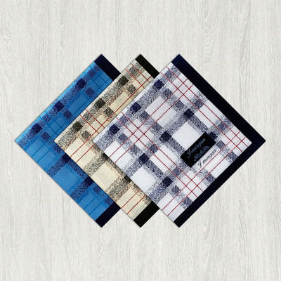 Japanese production Handkerchief man Sweat Handkerchief Cotton Sweat Kerchief Thin section lattice Pocket towel