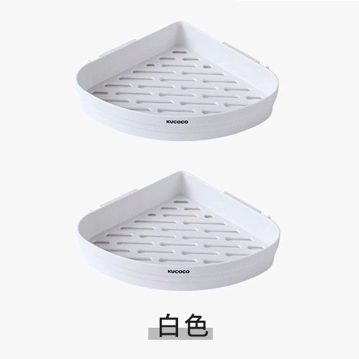 Customized triangular shelf free punching storage rack wall -mounted bathroom toilet corner setting rack bathroom rack