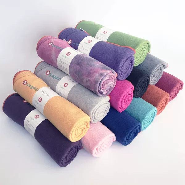 iyogasports silicone non-slip yoga towel yoga towel quality museum opening gift set LOGO