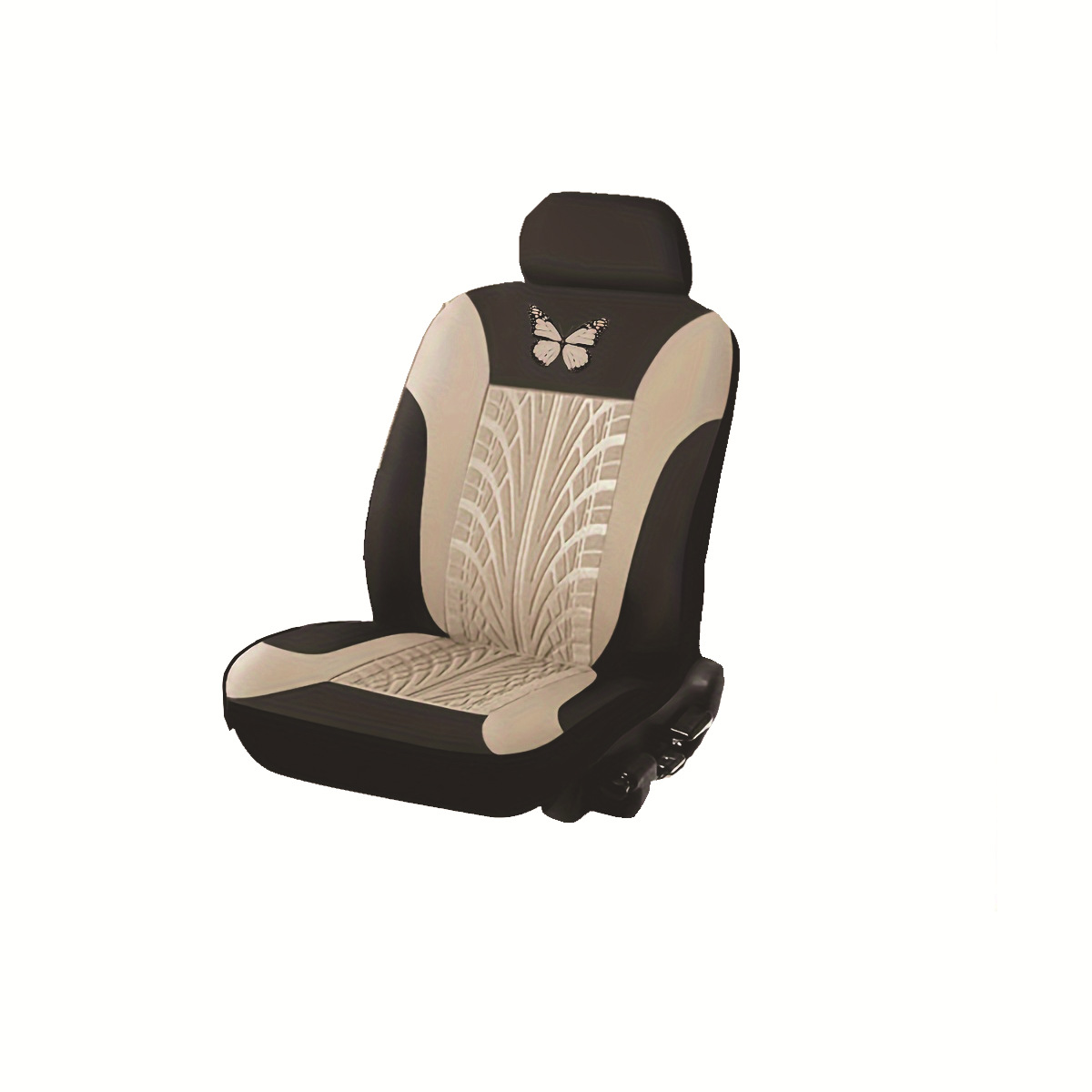 Cojín de asiento transfronterizo exclusivo para automóvil general, artesanía en relieve de mariposa, funda de asiento exquisita, cojín de asiento suave, transpirable y resistente al desgaste