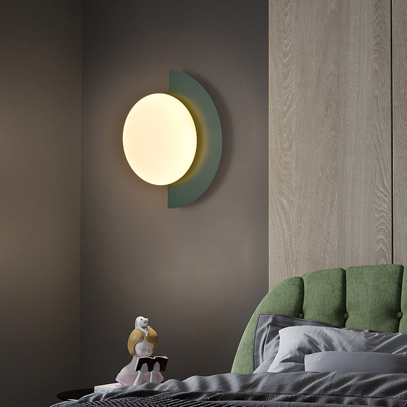 con lámpara de cama abierta lámpara de pared para niños interruptor de tarjeta de dormitorio faro de la habitación de niños un par de caballo cabeza de cama de la sala de estar dormitorio principal