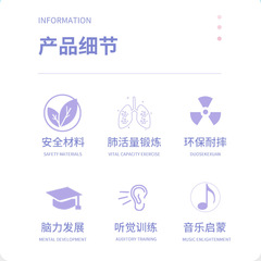 Wooden pull-out wooden flute, children's early education musical instruments, toys, infant toys, teaching aids, musical instruments, children's toys wholesale