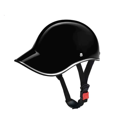 3C certified electric motorcycle helmet, suitable Helmet lock - glossy-black-one-size-fits-all-58cm-inclusive-62cm-exclusive