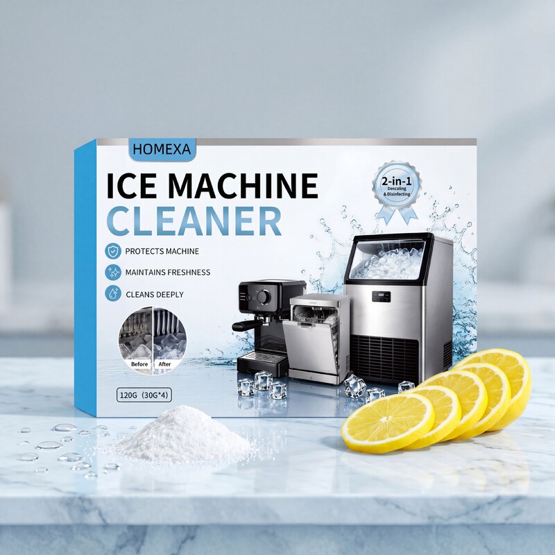 HOMEXA Ice Maker Cleaning and Descaling Agent gently dissolves scale and stains, easy to rinse off, cleans ice-making equipment HOMEXA Ice Maker Cleaning and Descaling Agent gently dissolves scale and stains, easy to rinse off, cleans ice-making equipment