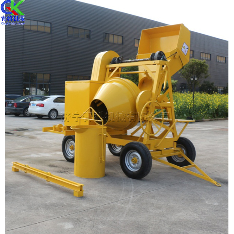 混泥土上料搅拌一体机 柴油工地水泥砂浆搅拌机 干粉砂石拌料机
