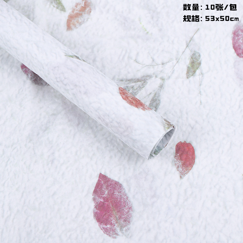 Relieve estereoscópio pétalos Dongba papel impermeable relieve papel kraft pliegue mano papel frotado artesanal DIY embalaje image 12
