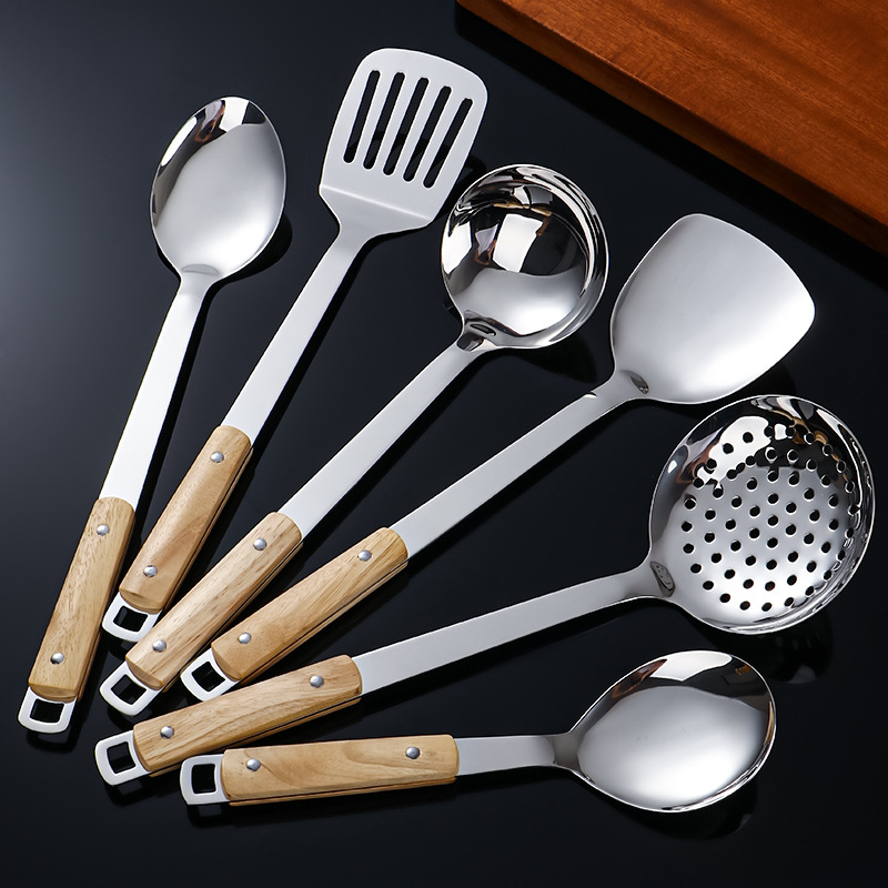 Magnetic stainless steel spatula