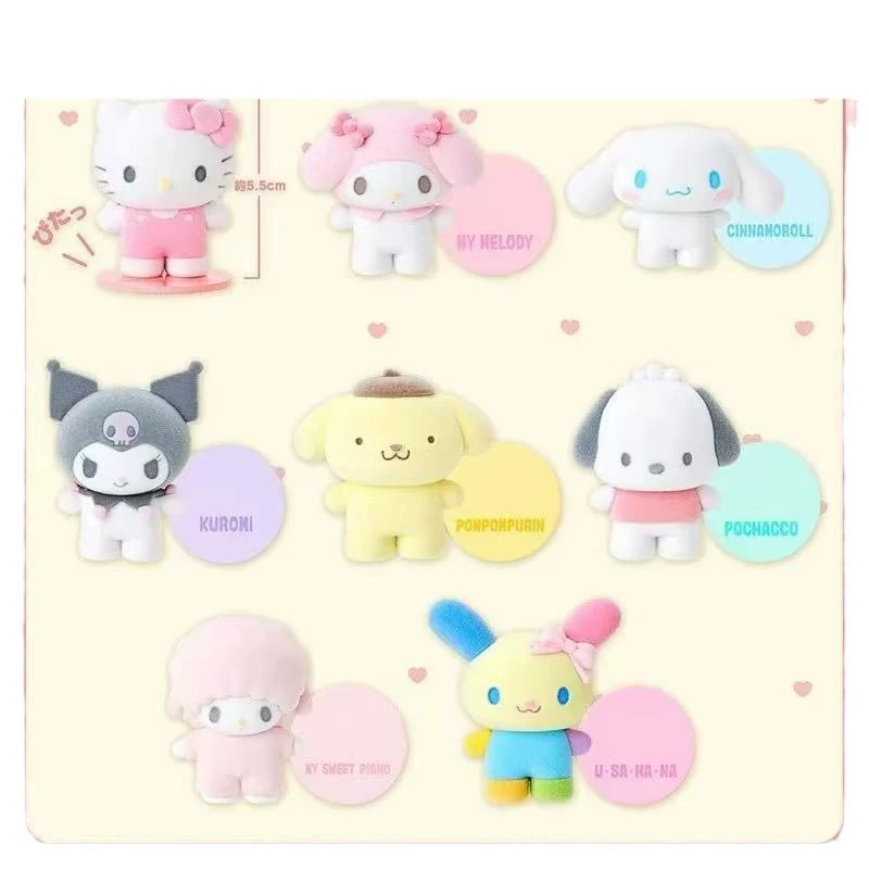 Кукла Sanrio с магнитным креплением, в подарочной коробке — 8 персонажей, подарок для девочки
