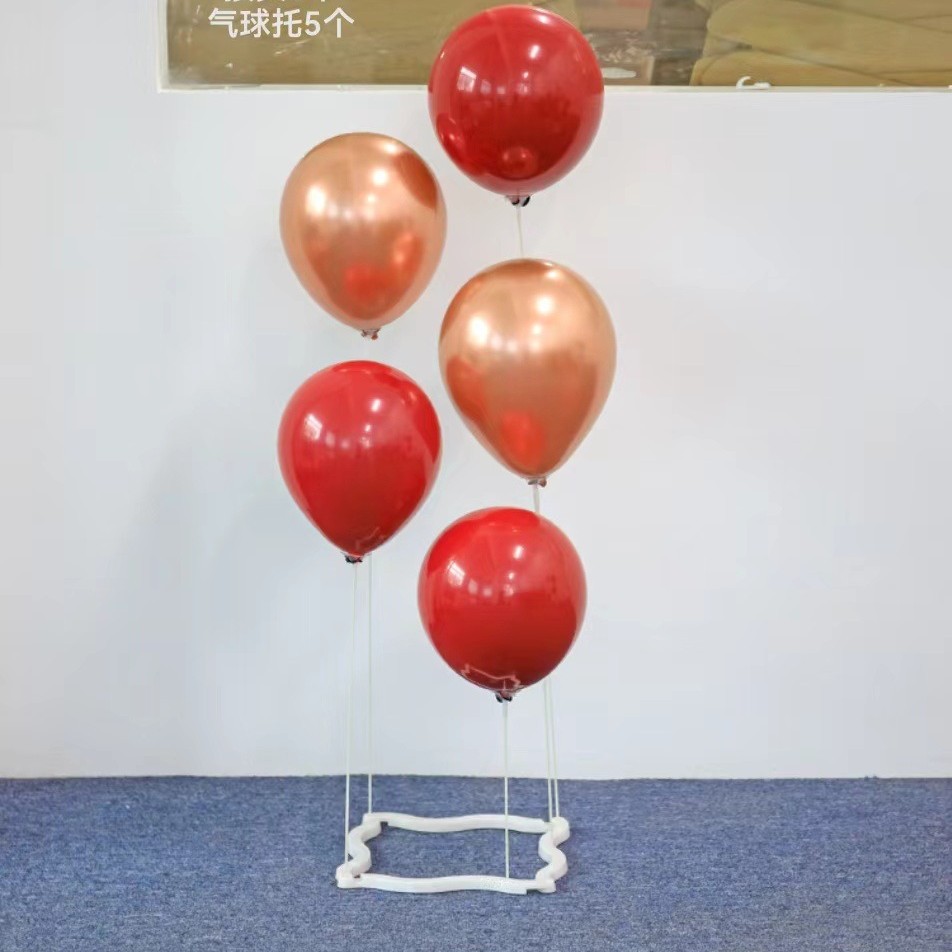 Soporte de globo Accesorios de decoración de cumpleaños Diseño de escena Base de columna Soporte de globo de guía de aire
