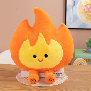 Internet Celebratory New Small Flame Plush Toy Pillow Flame Pillow Elf Flame Doll Cartoon Cute Gift for Women