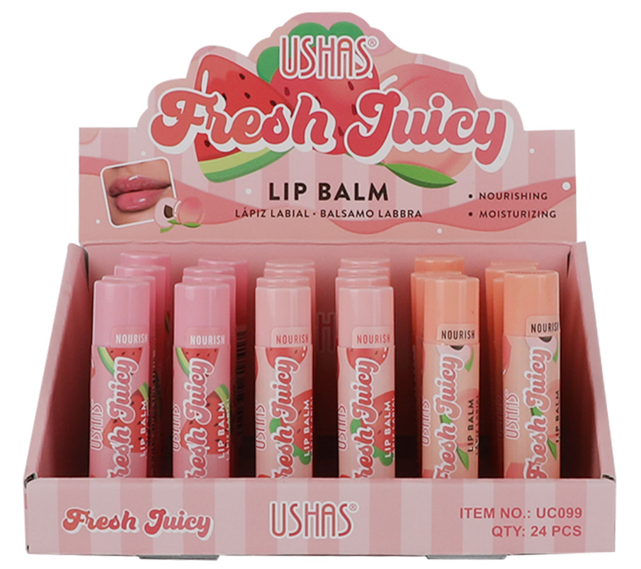 (caja de exhibición) USHAS venta caliente transfronteriza fresco nuevo bálsamo labial humectante humidificante labial al por mayor UC099 image 7