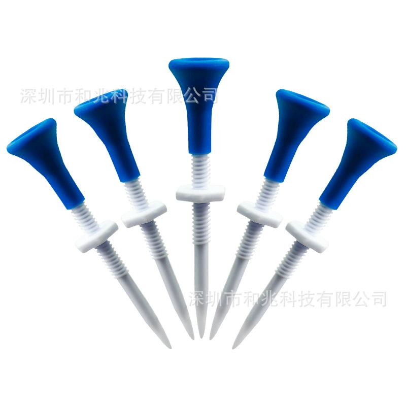 Golf spikes new caiton limit ball TEE adjustable plastic 85mm ball bracket ball ladder 5 boxes