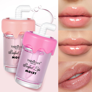 Fruit Lip Oil Cross-Border Makeup Popular Wholesale Yabaolian Moisturizing and Lightening Lip Balm Lip Protection Discoloration Lip Oil
