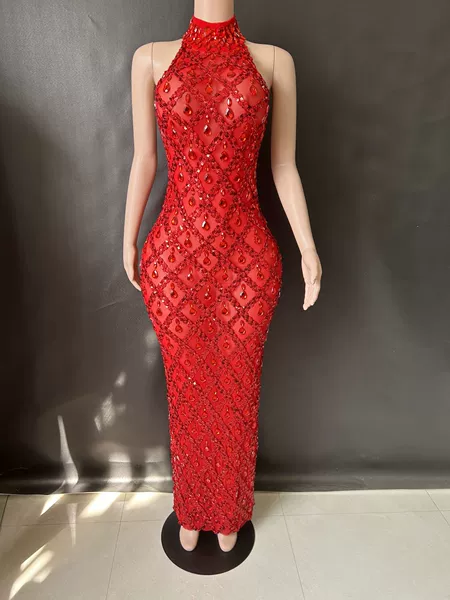 Red, long