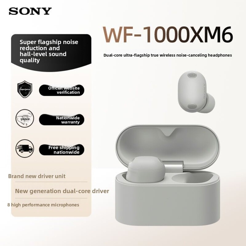 Forsony Wf-1000Xm6 Noise-Canceling True Wireless Earbuds