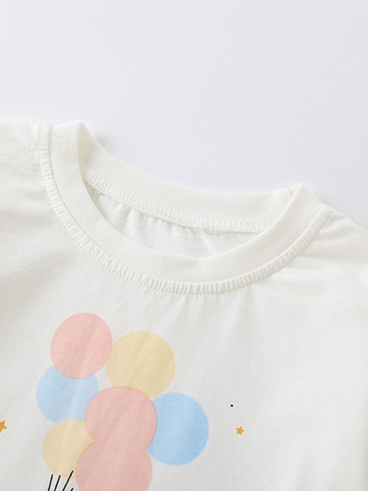 Camisas personalizadas de niñas otoño y invierno nuevo OEM ODM etiquetado orden de fabricación de mano de obra superior de cuello redondo