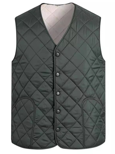 Men's vest, men's velvet, men's horse clip vest, middle-aged father's dress, winter thick warm vest, men's plaid