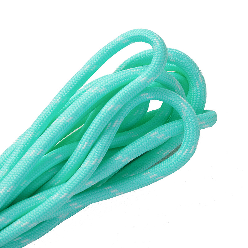 Cuerdas de poliéster coloridas de 5 mm cuerdas redondas cuerdas de agrupación resistentes al desgaste DIY cuerdas tejidas a mano colgante de llaver creativo