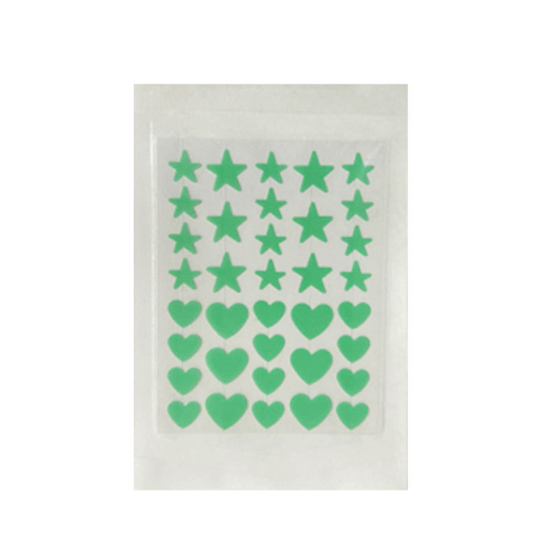 36 스타 하트 아크네 패치 그린