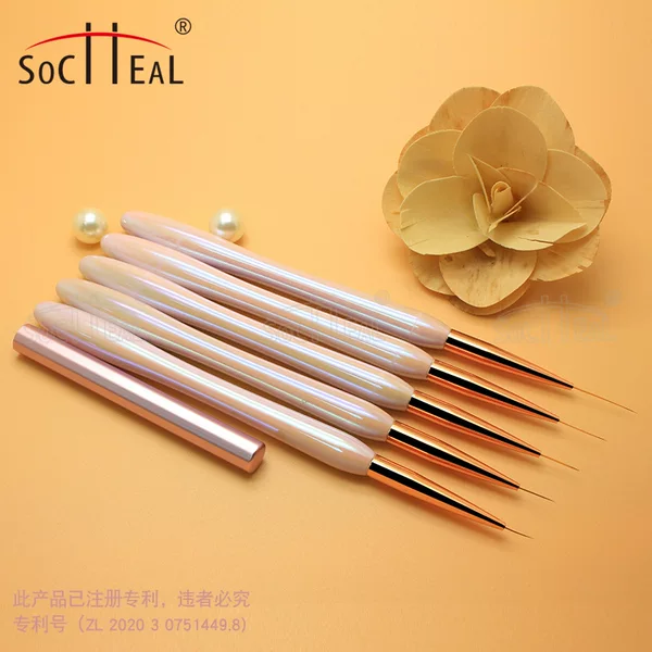 New pink small waistline professional nail art color painting flower pull pen factory direct spot supply