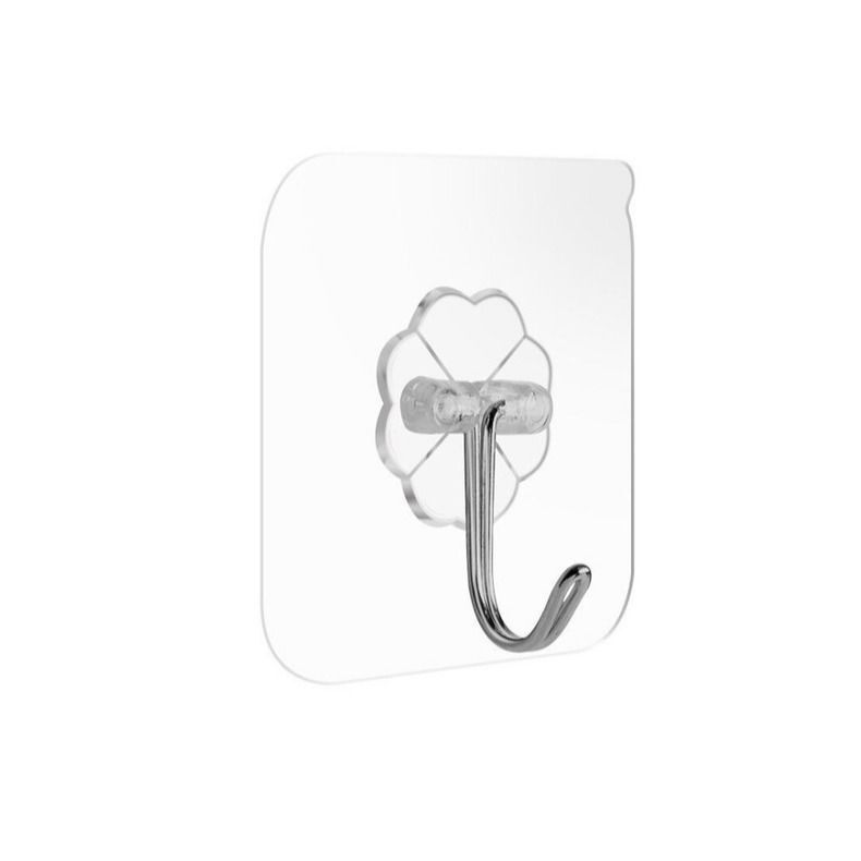 Storage Rack Spare Adhesive Patch Strong Transparent Wall Sticker Hook Seamless Hook Punch-Free Wall-Mounted Accessories