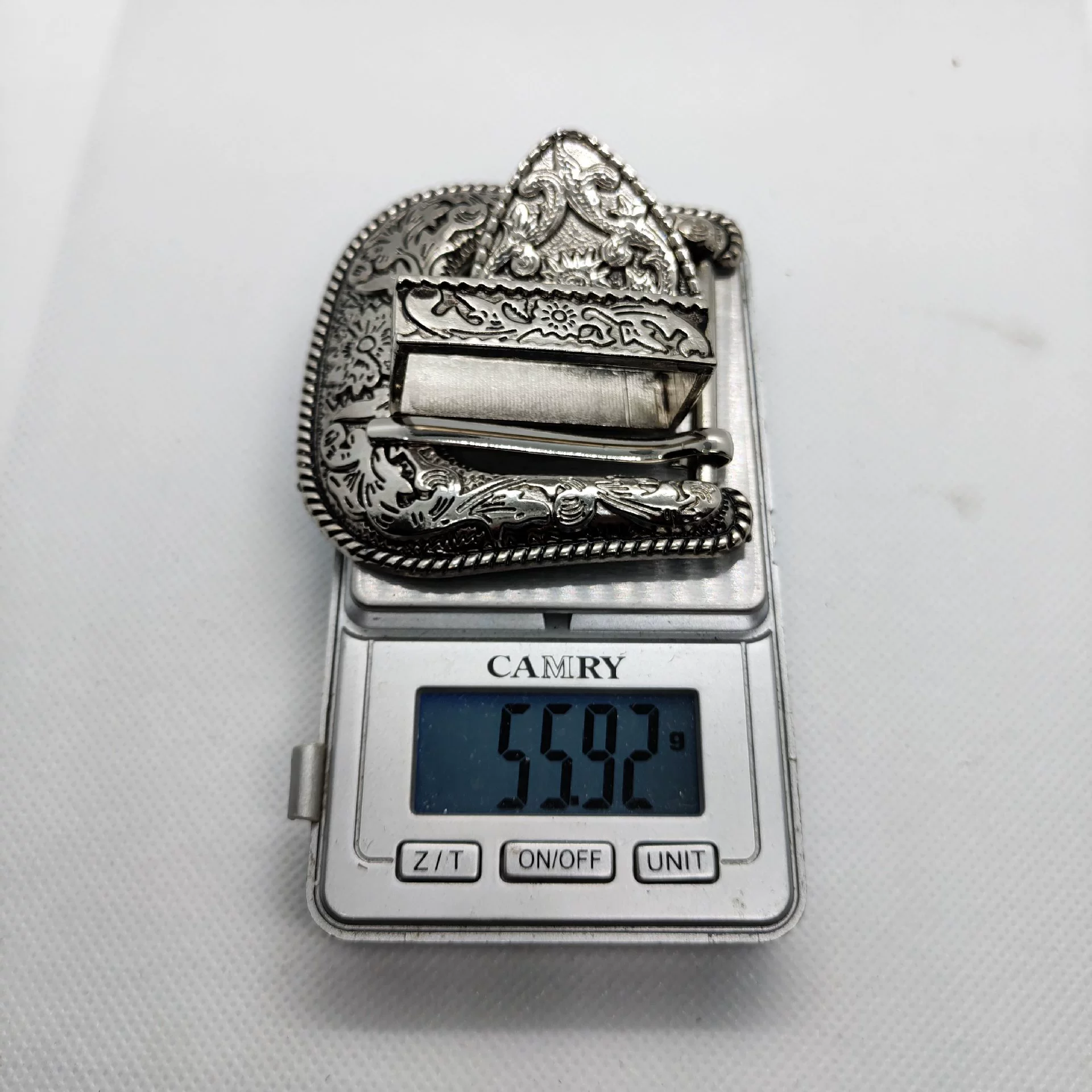 Ethnic retro metal belt, buckle, set, European style, 3 piece set