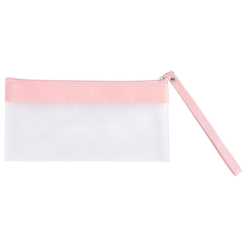 Transparent pencil case, cosmetic stationery, durable waterproof school storage bag for traveling 5