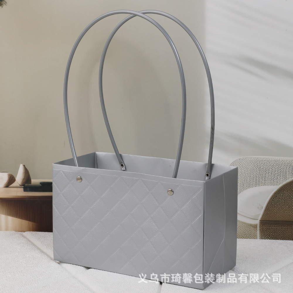 Caja Portátil para Flores de Cartón Blanco Impermeable para Arreglos Florales image 47