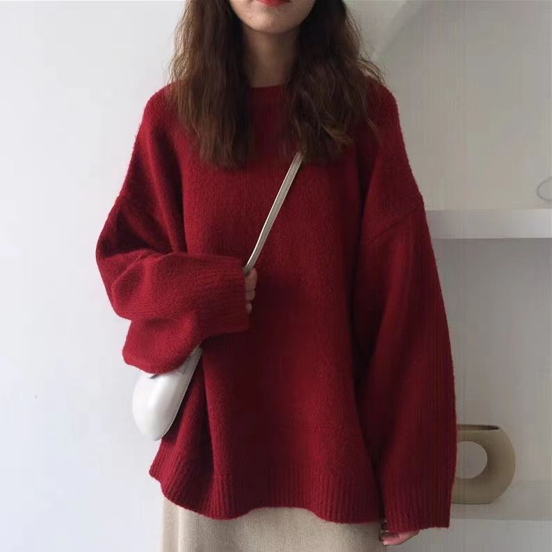 毛衣女内搭新款温柔流行秋冬季穿搭奶乖今年上衣慵懒风针织衫|undefined