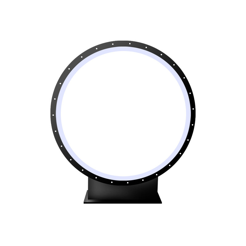 El paisaje del país de las hadas en línea pasaje de humo puerta de niebla de acero inoxidable modelado de patrón creativo puerta de pulverización de túnel de anillo