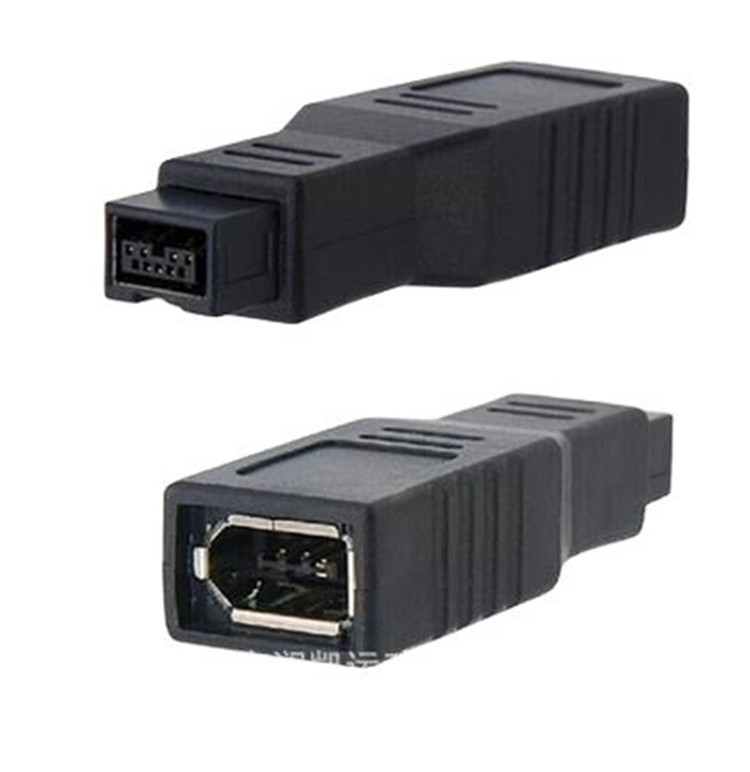 1394轉接器 9P轉6P 6母對9公 筆記本轉接器 適用電腦接口1394EEE