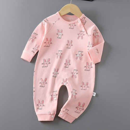 Baby Onesie, New Spring/Autumn Romper, Long-Sleeved Pure Cotton Crawling Suit, Baby Clothing, Infant Clothes