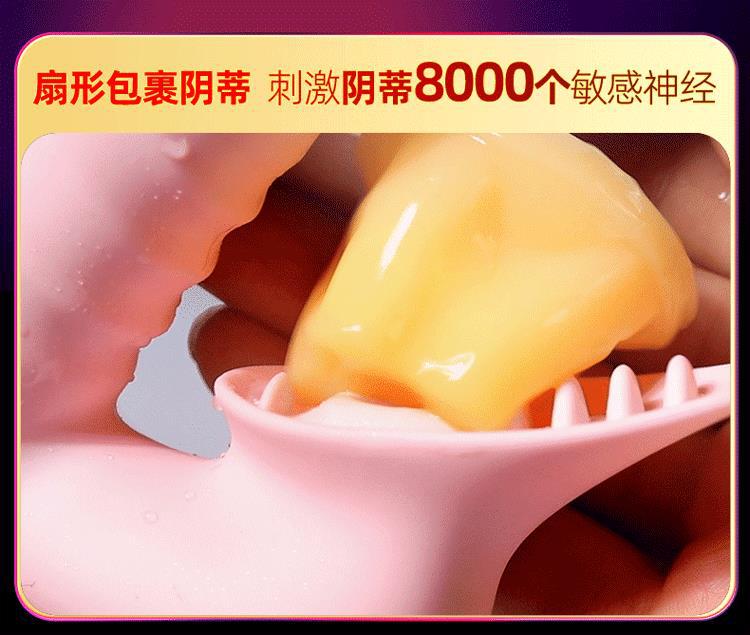 Tongue Licking Sucking Telescopic Vibrator, Body-Sense Control, Silicone Female Massager — detail image 11