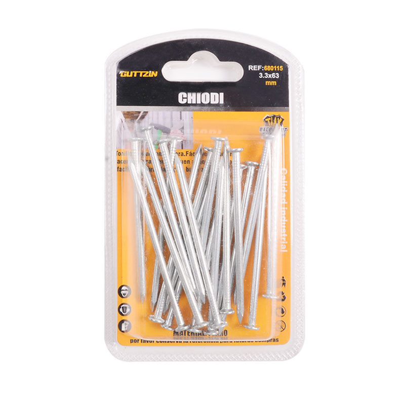 铁钉泡壳装商超销售外贸日用五金盒装铁钉 家用多规格钉子铁钉详情2