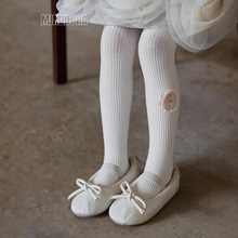 LK937宝宝秋季连裤袜新款儿童打底裤可爱卡通女童打底袜裤公主风