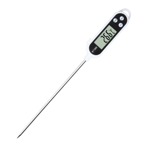 Food thermometer probe type high-precision measurement of water temperature, milk temperature and oil thermometer table for baking food kitchen baby