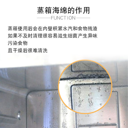 Electric steamer absorbent sponge special wood pulp sponge descaling microwave oven thickened cleaning cleaning sponge block