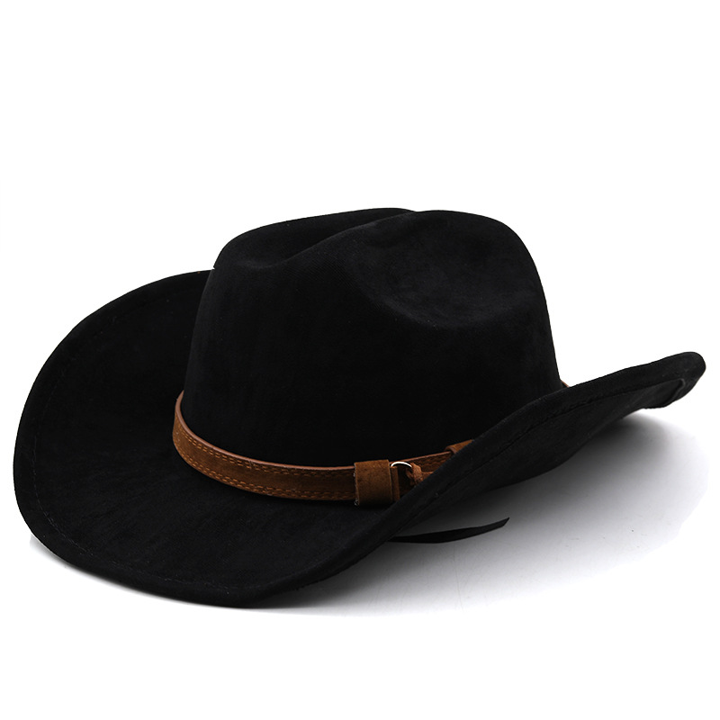 Unisex Fashion Solid Color Wide Eaves Fedora Hat display picture 2