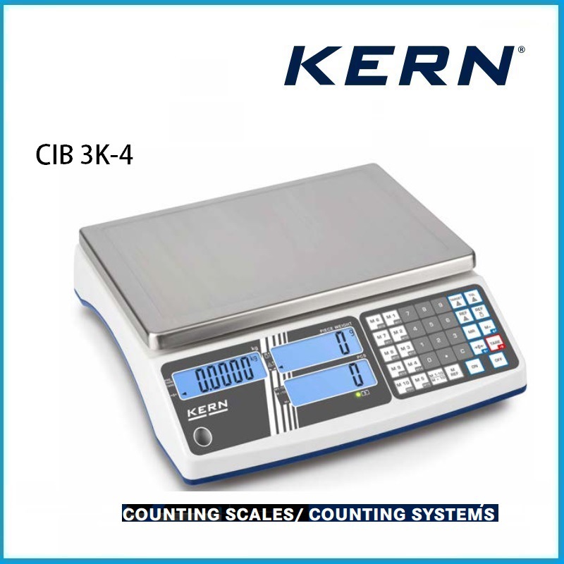 3kg 计数秤 坚固耐用 大容量物品存储器  CIB 3K-4 KERN品牌