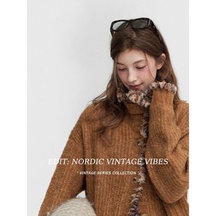 Letm�S�ɭ��vintage�͹�����ȦȦ��ë�����ֹ�ë߅㼑�ë��#4481