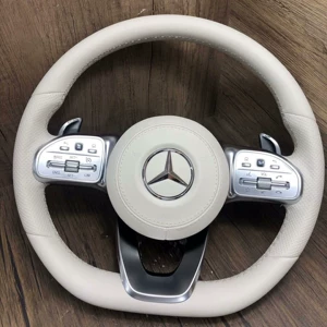 Mercedes-Benz A-Class, C-Class, E-Class, CLA, GLK, GLC, GLE, CLS, C200: genuine leather steering wheel modification, AMG assembly