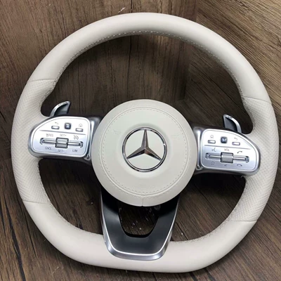 Mercedes-Benz A-Class, C-Class, E-Class, CLA, GLK, GLC, GLE, CLS, C200: genuine leather steering wheel modification, AMG assembly
