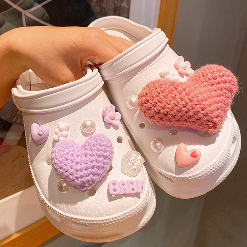 [Yiwu door-to-door delivery] Crocs shoes star Lurina Bell shoe buckles shoe flower decoration ins accessories removable