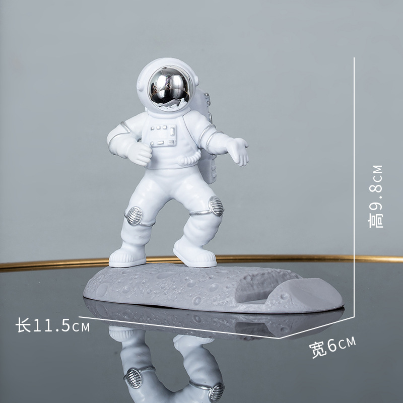 軽くて豪華な宇宙飛行士の装飾品、ドラマ視聴用のアーティファクト、ライブブロードキャストサポートスタンド、怠け者の読書用携帯電話スタンド、デスクトップの見栄えの良い|undefined
