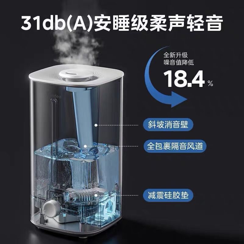 美的空气加湿器Midea孕妇婴儿家用卧室小型空调增湿器SC-3G40S|undefined