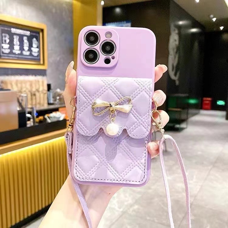 Luxury Protective Phone Case With Card Holder For Iphone Models_voghion.com